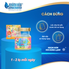 Block Nước Yến Sào Cho Bé KidGrow Vị Dâu 12% Tổ Yến - Khánh Hòa Nutrition (Block 6 lọ x 70ml)