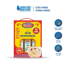 Hộp Quà Lon Đứng Nước Yến Sào 5% - Khánh Hòa NutriFoods  ( 6 lon / 190ml )