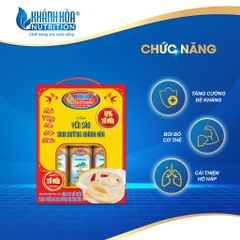 Hộp Quà Lon Đứng Nước Yến Sào 5% - Khánh Hòa NutriFoods  ( 6 lon / 190ml )