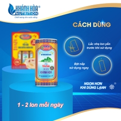 Hộp Quà Lon Đứng Nước Yến Sào 5% - Khánh Hòa NutriFoods  ( 6 lon / 190ml )