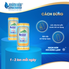 Nước Yến Sào Cao Cấp Seanest 3% Tổ Yến -  Lon 190 ML (6 Lon/ Lốc) - Khánh Hòa Nutrition