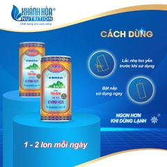 Lốc Nước Yến Sào Lon 5% Cao Cấp - Khánh Hòa NutriFoods - Lốc 6 Lọ x 190 ML