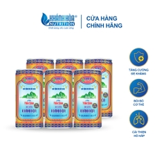 Lốc Nước Yến Sào Lon 5% Cao Cấp - Khánh Hòa NutriFoods - Lốc 6 Lọ x 190 ML