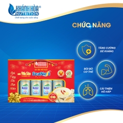HỘP QUÀ LON NGANG Nước Yến Sào Cao Cấp 3% SeaNest - Khánh Hòa Nutrition (  6 Lon x  190 ML )