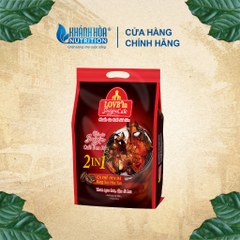 Cà Phê Đen Đá Rang Xay Hòa Tan 2IN1 LOVE’IN SAIGON CAFE - Khánh Hòa Nutrifoods (Túi 18 gói x 18g)