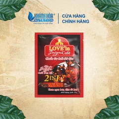 Cà Phê Đen Đá Rang Xay Hòa Tan 2IN1 LOVE’IN SAIGON CAFE - Khánh Hòa Nutrifoods (Túi 18 gói x 18g)