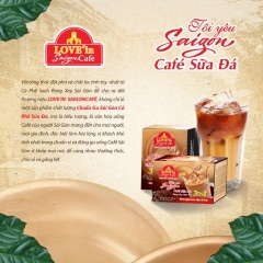 [COMBO 3 HỘP - 36 GÓI] Cà Phê Sữa Rang Xay Hòa Tan 3IN1 LOVE’IN SAIGON CAFE - Khánh Hòa NutriFoods