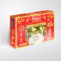 Hộp Quà Tết 18% Tổ Yến Chưng Đường Phèn Vitamin K2 -8 Lọ 70ml- Khánh Hòa Nutrition