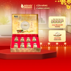 Hộp Quà Xuân Phát Tài 25% Tổ Yến Chưng Đường Phèn - Khánh Hòa Nutrition (Hộp 8 lọ x 70ml)