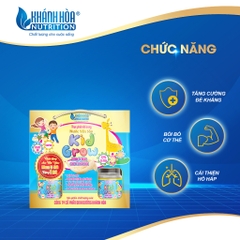 Lốc Nước Yến Sào Cho Bé KIDGROW Hương Tự Nhiên 12% Tổ yến - Khánh Hòa Nutrition (Block 6 lọ x 70 ML)