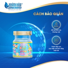 Lốc Nước Yến Sào Cho Bé KIDGROW Hương Tự Nhiên 12% Tổ yến - Khánh Hòa Nutrition (Block 6 lọ x 70 ML)