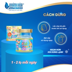 Lốc Nước Yến Sào Cho Bé KIDGROW Hương Tự Nhiên 12% Tổ yến - Khánh Hòa Nutrition (Block 6 lọ x 70 ML)