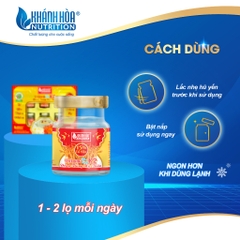 Hộp Quà Nước Yến Sào 15% Tổ Yến Đông Trùng Hạ Thảo Bổ Sung Vitamin K2 - Khánh Hòa Nutrition - 6 lọ x 70ml