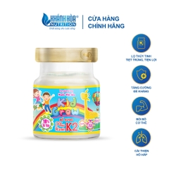 [TẶNG 1 HỘP NHỰA] Combo 8 Lọ Yến Kidgrow 18% Tổ Yến Bổ Sung Vitamin K2 - Khánh Hòa Nutrition - 8 Lọ x 70ml