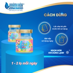 [TẶNG 1 HỘP NHỰA] Combo 8 Lọ Yến KidGrow Cho Bé 12% Tổ Yến Vị Dâu - Khánh Hòa Nutrition - 8 Lọ x 70ml