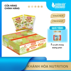 Cháo Đậu Xanh Tổ Yến Vị Thịt Bằm - Khánh Hòa Nutrition (Thùng 30 gói x 50g)