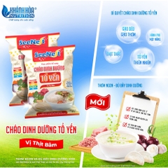 Cháo Yến Dinh Dưỡng SeeNest - Khánh Hòa Nutrition - Vị Thịt Bằm (Thùng 30 Gói x 50G)