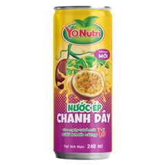 Hộp Quà TẾT Nước Ép Chanh Dây YoNutri - Hộp 6 lon x 240ml
