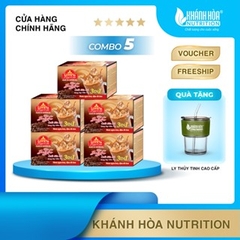 [COMBO 5 HỘP - 60 GÓI] Cà Phê Sữa Rang Xay Hòa Tan 3IN1 LOVE’IN SAIGON CAFE - Khánh Hòa NutriFoods