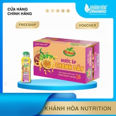 Thùng 24 Chai Nước Ép Chanh Dây YoNutri - 24 Chai x 350ml