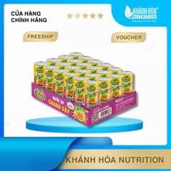 Khay 24 Lon Nước Ép Chanh Dây YoNutri -  24 lon x 240ml