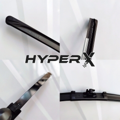 Gạt Mưa Silicone HyperX CAO CẤP Hỗ Trợ Thay Ngàm Đa Năng Lưỡi Gạt Phủ Nano Hiệu Ứng Lá Sen (phiên bản 2022)