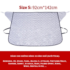 Bạt Phủ Che Nắng Chống Nóng Kính Lái Ô Tô Xe Hơi 4 Lớp Tráng Bạc Cao Cấp Loại Tốt (phiên bản mới 2020)