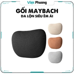 Gối Tựa Đầu Dựa Cổ Ô Tô Xe Hơi Da Lộn Maybach Cao Cấp Siêu Mềm Chống Đau Mỏi (nhiều màu)