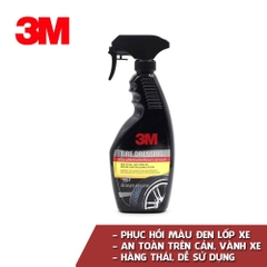 Chai Xịt Vệ Sinh Bảo Dưỡng Và Phủ Bóng Lốp Ô Tô Xe Máy 3M 39042LT Tire Dressing 400ml (Nhập Khẩu Thái Lan)