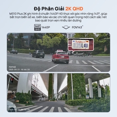 Camera Hành Trình Ô tô 70mai M310 Plus 2K Phiên Bản QUỐC TẾ Độ Nét Cao (hàng Chính Hãng)