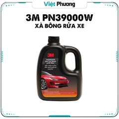 Xà Bông Rửa Xe Đậm Đặc Kết Hợp Sáp Phủ Bóng 3M Car Wash And Wax PN39000W (dung tích 1L, Nhập Khẩu Thái Lan)