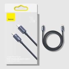 Dây Cáp Sạc Nhanh iPhone PD 20W Baseus Crystal Shine Series Fast Charging for Apple (Type-C to Lightning)