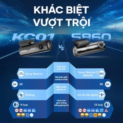 Camera Hành Trình VIETMAP S860 Cảnh Báo Giao Thông Bằng Giọng Nói Ghi Hình Trước Sau)