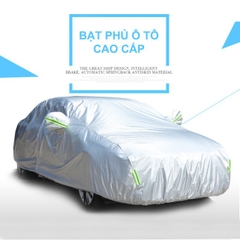 Bạt Phủ Ô Tô Tráng Nhôm Cách Nhiệt Cao Cấp Chống Nắng Mưa Bụi Cho Nhiều Dòng Xe (Phiên bản mới 2020)