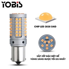 Đèn LED Phanh Hậu Stop Lùi Xi Nhan YOBIS SIÊU SÁNG CAO CẤP 12V 23W chân T20 7440 7443 1156 1157 cho Ô Tô Xe Hơi