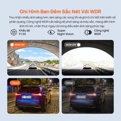 Camera Hành Trình Ô tô Kẹp Gương 70mai Rearview Dash Cam S500 (Màn hình cảm ứng, ra lệnh giọng nói)