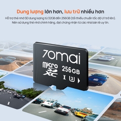 Camera Hành Trình Ô tô Kẹp Gương 70mai Rearview Dash Cam S500 (Màn hình cảm ứng, ra lệnh giọng nói)