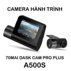 Camera Hành Trình 70mai Dash Cam Pro Plus A500S Phiên Bản QUỐC TẾ Độ Nét Cao Kết Nối WiFi Tiện Lợi 1944P