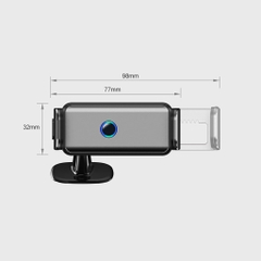 Giá Đỡ Kẹp Điện Thoại Ô Tô Tự Động Thông Minh Cao Cấp CARYIM Dán Taplo hoặc Kẹp Cửa Gió Điều Hòa Xe Hơi (Mẫu Mới 2022)