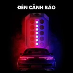 Đèn LED Cảnh Báo Đa Năng Dùng Pin Sạc Nhiều Chế Độ Sáng Tích Hợp Chân Đế Nam Châm và Móc Treo Tiện Dụng