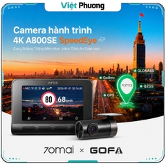 Camera Hành Trình 70mai A800SE SpeedEye 4K – Cảnh Báo Giao Thông Thông Minh, Giám Sát Toàn Diện