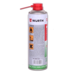 Mỡ Bò Nước Bôi Trơn Chịu Nhiệt Wurth HHS 2000 dạng xịt chai 500ml Nhập Khẩu Chính Hãng CHLB Đức WU-HHS2000