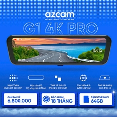 Gương Điện Tử Ô Tô AZCAM G1 4K Thế Hệ Mới Thay Thế Gương Chiếu Hậu Xe Hơi (hầu hết các dòng xe)