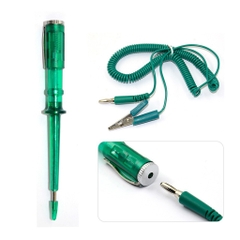 Bút Thử Điện Sử Chữa Ô Tô Xe Máy 6 - 24V Dây Lò Xo Chiều Dài 1.8m