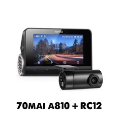 Camera Hành Trình 70mai A810 Ghi Hình Đồng Thời 2 Kênh Trước Sau Chất Lượng 4K UHD HDR (Phiên Bản Quốc Tế)