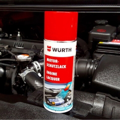 Chai Xịt Phục Hồi và Bảo Vệ Khoang Máy Ô Tô Wurth Engine Protective Lacquer 400ml Nhập Khẩu Chính Hãng CHLB Đức