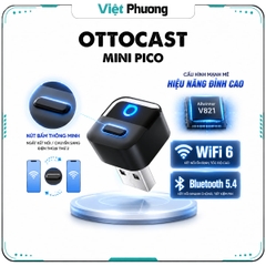 Ottocast Mini Pico - USB Chuyển Đổi CarPlay/Android Auto Không Dây Siêu Nhỏ (Hàng Chính Hãng)
