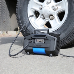 Máy Bơm Lốp Xe Ô Tô Michelin 12314 Kĩ Thuật Số 2 Piston Tự Động Ngắt Cao Cấp HÀNG CHÍNH HÃNG (dùng được cho xe tải nhỏ)