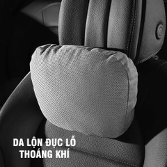 Gối Tựa Đầu Dựa Cổ Ô Tô Xe Hơi Da Lộn Maybach Cao Cấp Siêu Mềm Chống Đau Mỏi (nhiều màu)