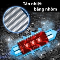 Đèn LED Trần Ô Tô Xe Hơi Cao Cấp Chip Cree Giải Mã Canbus Dài 31mm, 36mm, 39mm, 41mm dùng cho nội thất và biển số